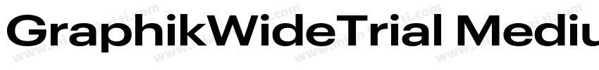 GraphikWideTrial Medium字体转换